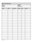 Free download Meeting Sign in Sheet Template DOC, XLS or PPT template free to be edited with LibreOffice online or OpenOffice Desktop online