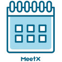 MeetX  screen for extension Chrome web store in OffiDocs Chromium