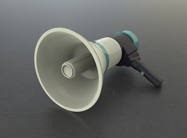 Free download Megaphone Speaker Sound -  free illustration to be edited with GIMP free online image editor