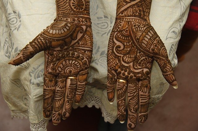Free download Mehendi Festival Hand -  free photo or picture to be edited with GIMP online image editor