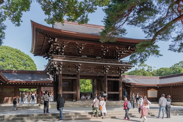 Free download meiji shrine tokyo shinto shrine free picture to be edited with GIMP free online image editor