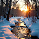melting snow  screen for extension Chrome web store in OffiDocs Chromium
