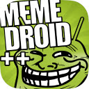 Memedroid++  screen for extension Chrome web store in OffiDocs Chromium