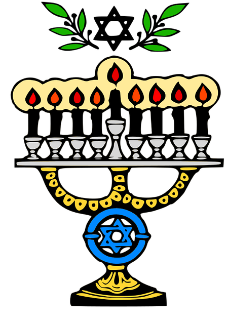 Free download Menorah Candelabra Candelabrum -  free illustration to be edited with GIMP free online image editor