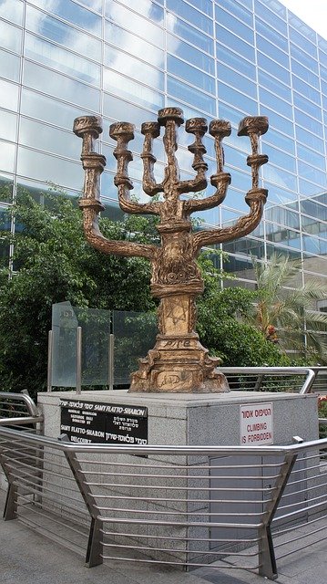 Free download Menorah Judaism Israel -  free photo or picture to be edited with GIMP online image editor