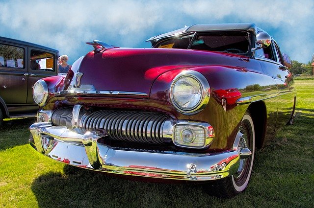 Descarga gratuita Mercury 1950 Classic Car - foto o imagen gratuita para editar con el editor de imágenes en línea GIMP
