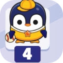 Merge Penguins Game in Browser Free  Offline available  screen for extension Chrome web store in OffiDocs Chromium