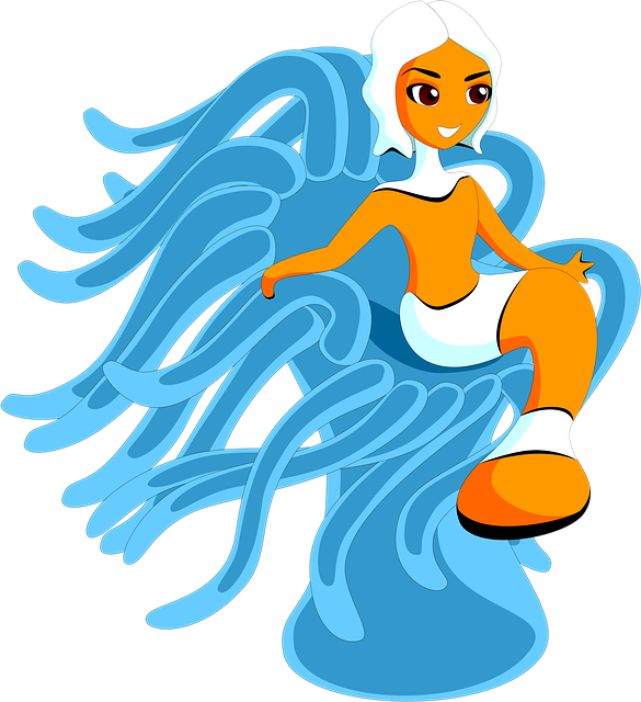 Free download Mermaid Clown Fish Actinium -  free illustration to be edited with GIMP free online image editor