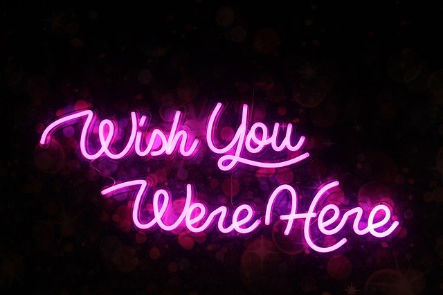 Unduh gratis Message Wish You Were Here Nyc - foto atau gambar gratis untuk diedit dengan editor gambar online GIMP