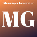 Messenge Generator  screen for extension Chrome web store in OffiDocs Chromium