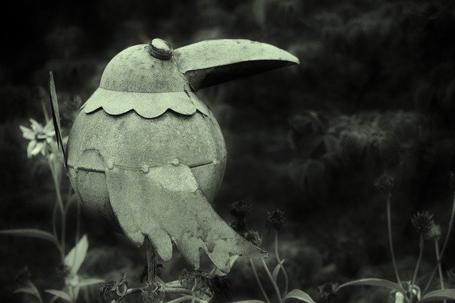 Free download Metal Bird In The -  free photo or picture to be edited with GIMP online image editor