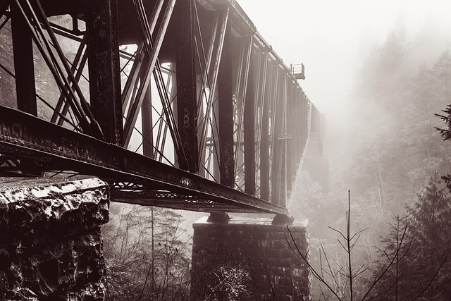 Free download metal bridge architecture steel free picture to be edited with GIMP free online image editor