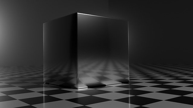 Free download Metal Cube Silver -  free illustration to be edited with GIMP free online image editor