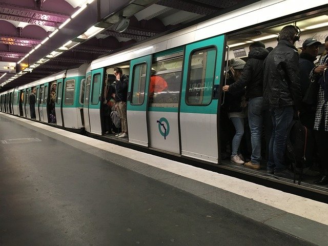 Free download Metro Subway Crowded -  free photo or picture to be edited with GIMP online image editor