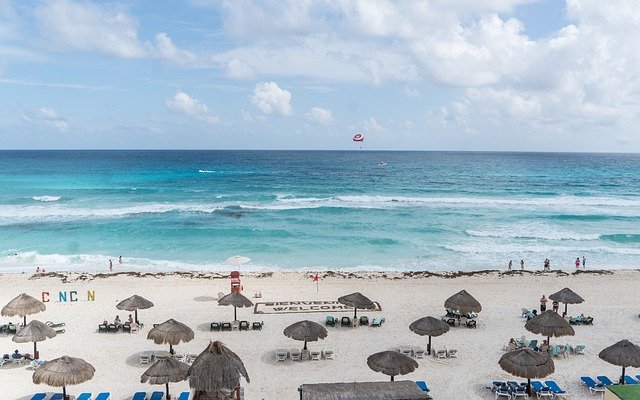 Free download Mexico Cancun Caribbean Beach free photo template to be edited with GIMP online image editor