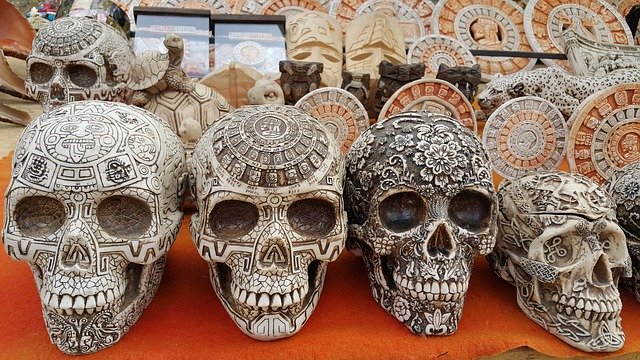 Download gratuito Mexico Skull Smyrc Halloween - foto o immagine gratis da modificare con l'editor di immagini online di GIMP