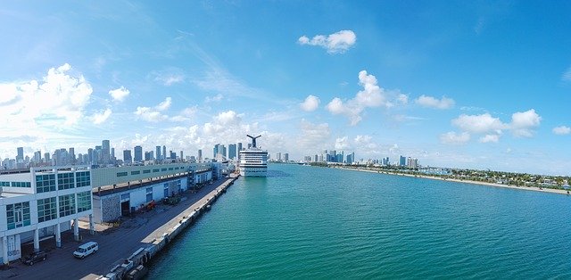 Free download Miami Cruise Port -  free photo or picture to be edited with GIMP online image editor