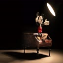 Mickey and Piano  screen for extension Chrome web store in OffiDocs Chromium