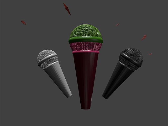 Free download Micro Phone Mic 3D -  free illustration to be edited with GIMP free online image editor