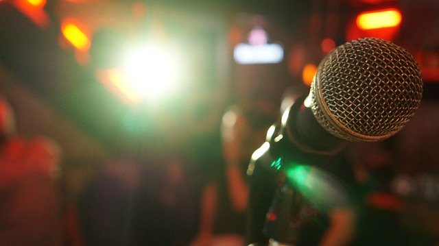 Free download Microphone Stage Light -  free photo or picture to be edited with GIMP online image editor