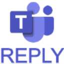 Microsoft Teams Reply  screen for extension Chrome web store in OffiDocs Chromium