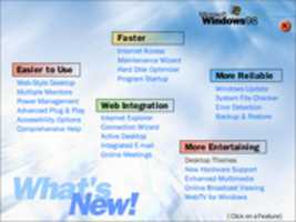Free download Microsoft Windows 98 - Whats New free photo or picture to be edited with GIMP online image editor