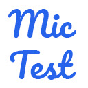 Mic Test  screen for extension Chrome web store in OffiDocs Chromium