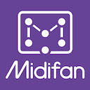 midifan  screen for extension Chrome web store in OffiDocs Chromium