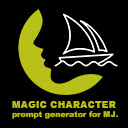 Midjourney Character Prompt Generator  screen for extension Chrome web store in OffiDocs Chromium