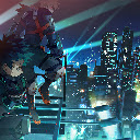 Midoriya Bakugo MHA My Hero Anime Theme  screen for extension Chrome web store in OffiDocs Chromium