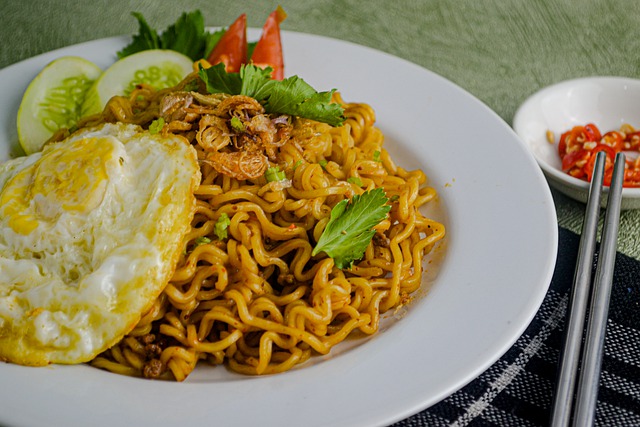 Free download mie goreng fried noodles dish meal free picture to be edited with GIMP free online image editor