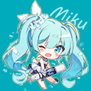 Miku Chibi Theme  screen for extension Chrome web store in OffiDocs Chromium