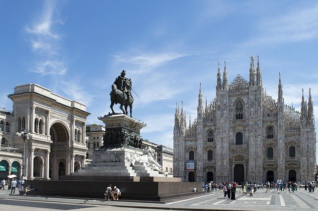 دانلود رایگان کلیسای میلان ایتالیا - عکس یا تصویر رایگان برای ویرایش با ویرایشگر تصویر آنلاین GIMP
