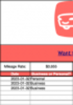 Free download MileageWise Mileage Log Template 2023 Microsoft Word, Excel or Powerpoint template free to be edited with LibreOffice online or OpenOffice Desktop online