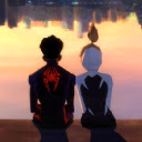 Miles Morales  Gwen Stacy SpiderMan:Across the Spider Verse Live Wallpaper  screen for extension Chrome web store in OffiDocs Chromium