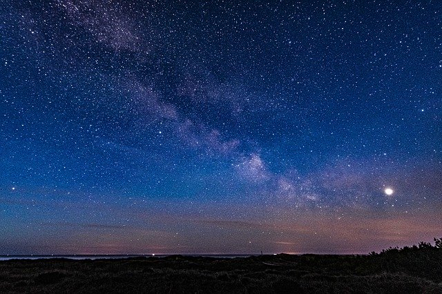 Gratis download Milky Way Beach Sea - gratis foto of afbeelding om te bewerken met GIMP online afbeeldingseditor