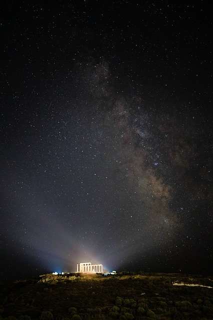 تنزيل Milkyway Night Poseidon مجانًا - صورة مجانية أو صورة مجانية ليتم تحريرها باستخدام محرر الصور عبر الإنترنت GIMP