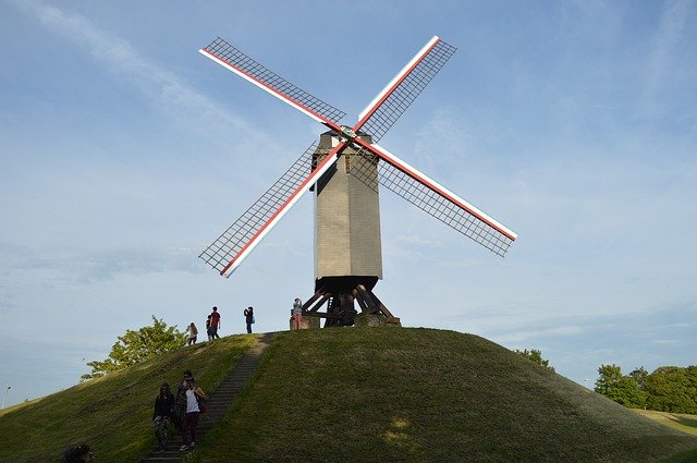 Free download Mill Belgium Bruges free photo template to be edited with GIMP online image editor