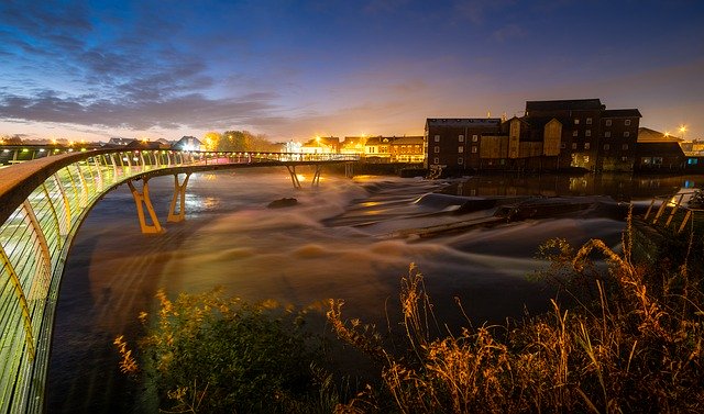 Free download Millenium Bridge Castleford -  free free photo or picture to be edited with GIMP online image editor