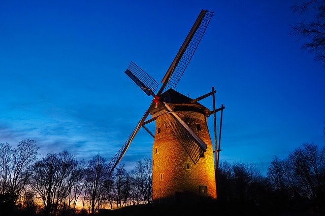Template Photo Mill Tower Windmill for OffiDocs