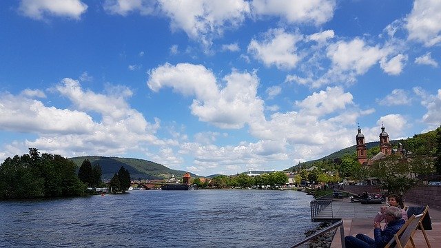 Free download Miltenberg Main Banks Lower -  free photo or picture to be edited with GIMP online image editor