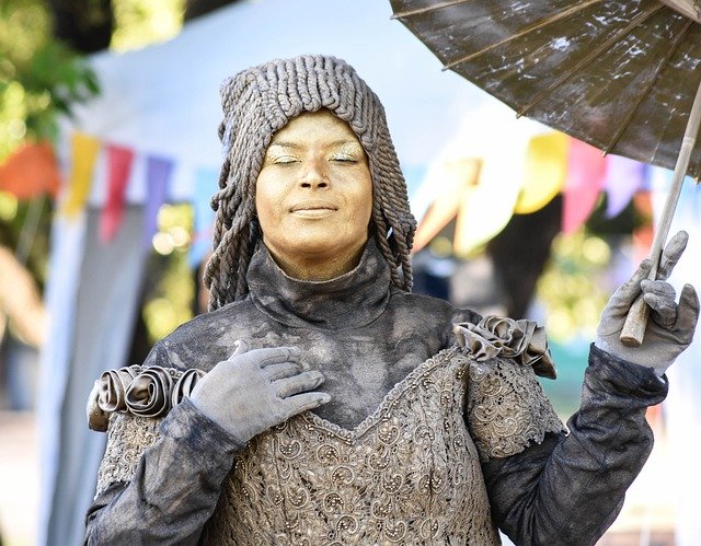 Скачать бесплатно Mime Living Statue Art - бесплатное фото или изображение для редактирования с помощью онлайн-редактора изображений GIMP