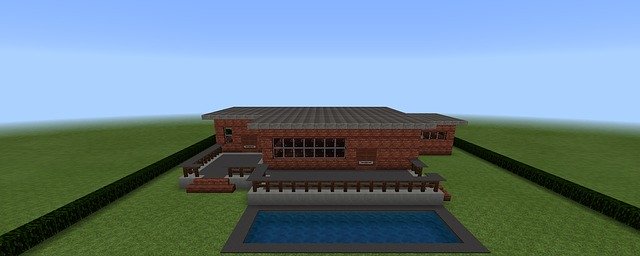 Free download Mincraft House -  free illustration to be edited with GIMP free online image editor