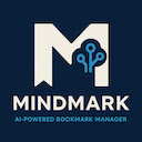 Mindmark: AI powered Bookmark Manager  screen for extension Chrome web store in OffiDocs Chromium