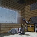 Minecraft Dog Sleeping in Rain  screen for extension Chrome web store in OffiDocs Chromium