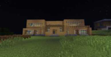Bezpłatne pobieranie Minecraft: I-Survival: Duży drewniany dom - Zrzut ekranu darmowe zdjęcie lub obraz do edycji za pomocą internetowego edytora obrazów GIMP