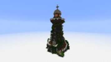 Free download Minecraft Medieval Lighthouse - Screenshot free photo or picture to be edited with GIMP online image editor