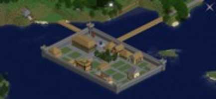 Free download Minecraft Town - Dynamic Map free photo or picture to be edited with GIMP online image editor