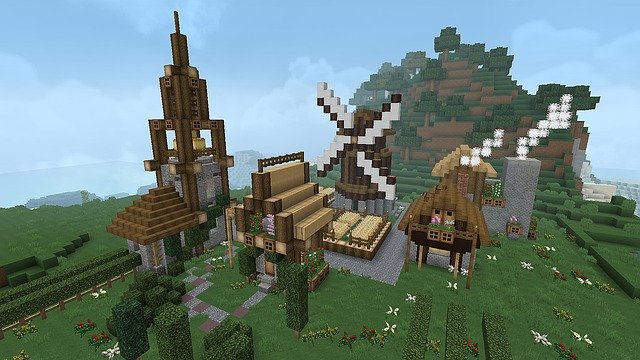 Cảnh quan làng Minecraft: Trong thế giới Minecraft, cảnh quan làng thật sự tuyệt đẹp và đầy màu sắc. Bạn có tò mò xem làng Minecraft như thế nào không? Hãy xem ngay ảnh liên quan từ khóa này để rút ra câu trả lời!