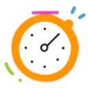 Minimalist Stopwatch  screen for extension Chrome web store in OffiDocs Chromium